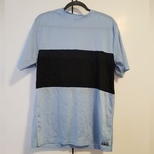 Jersey Mesh Color-Blocked Tee